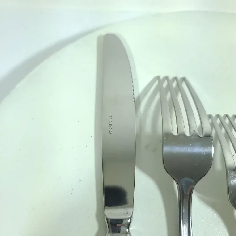 Oneida Pebblebrook Silverware Single Set Of Five Pices